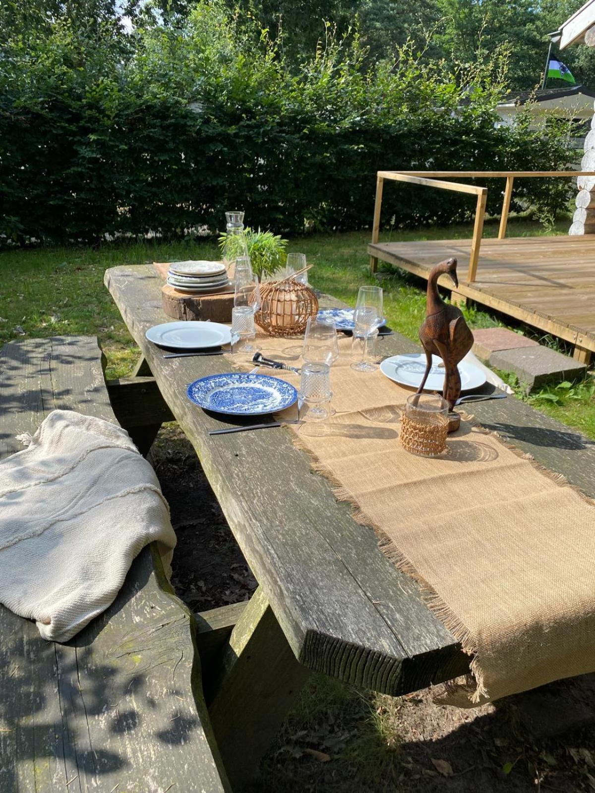Knus Boomstamhuisje Op De Schatberg - Nabij Toverland Sevenum Exterior foto